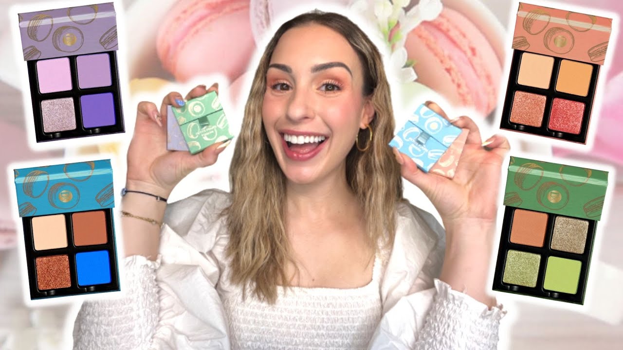 VISEART PETITS FOURS PALETTES !! | ALL 4 PALETTES | Spring 2022 | Peche, Lavande, Pistache, Pastille