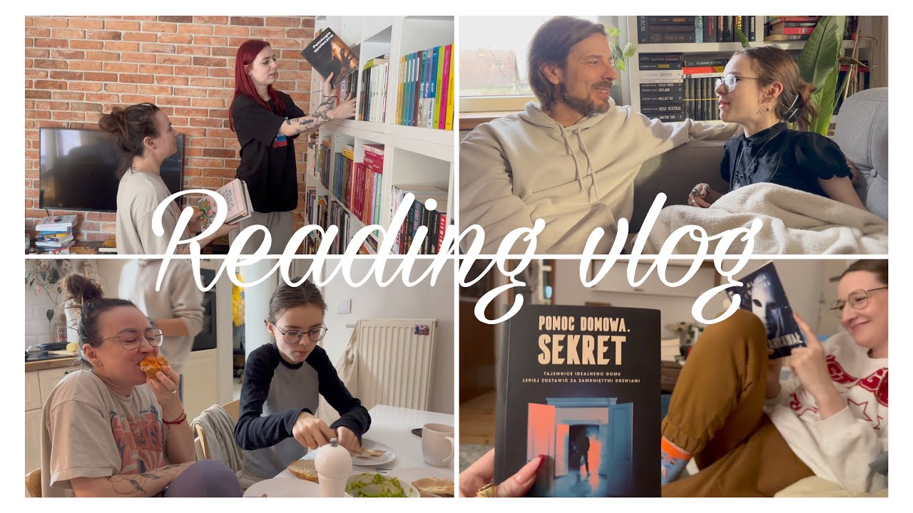 Nasz patronat, mnóstwo dobrych książek, jedzenie i rodzinne śmieszki 📖📚 READING VLOG