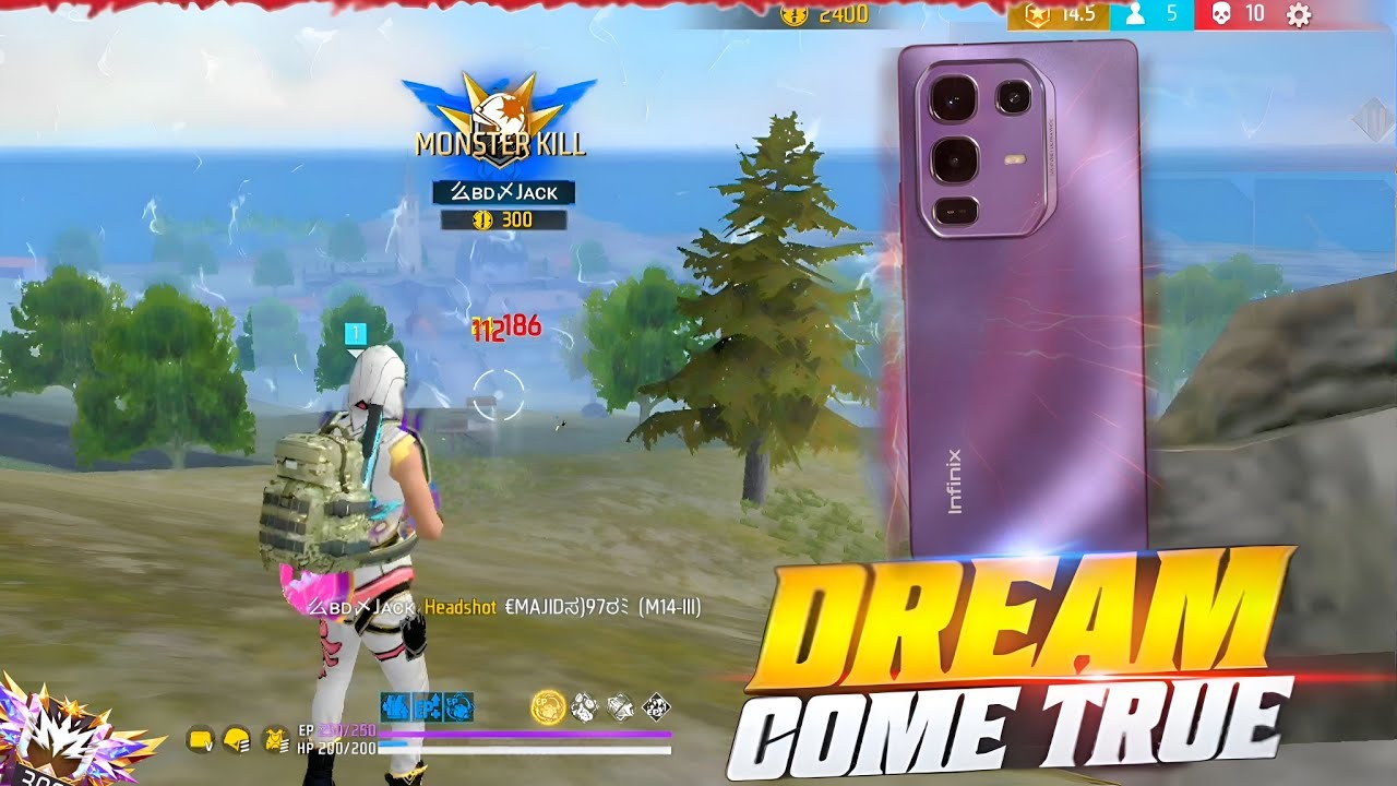Dream Come true 🥺 Infinix Note 50/pro+ 🥶 gaming experience ✍🏻 Free fire🔥 Pushing 🔥Season 49 Ep 10 ||