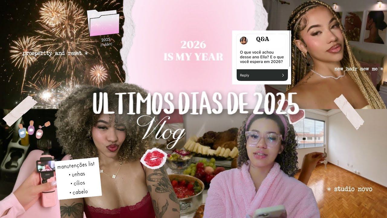 Vlog: últimos dias de 2025 💖🌟 • manutenção, studio novo, natal, Q&A e etc .. 