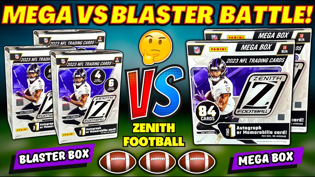 *CASE HIT PULL!🔥 ZENITH FOOTBALL BLASTER VS MEGA BOX BATTLE!🏈