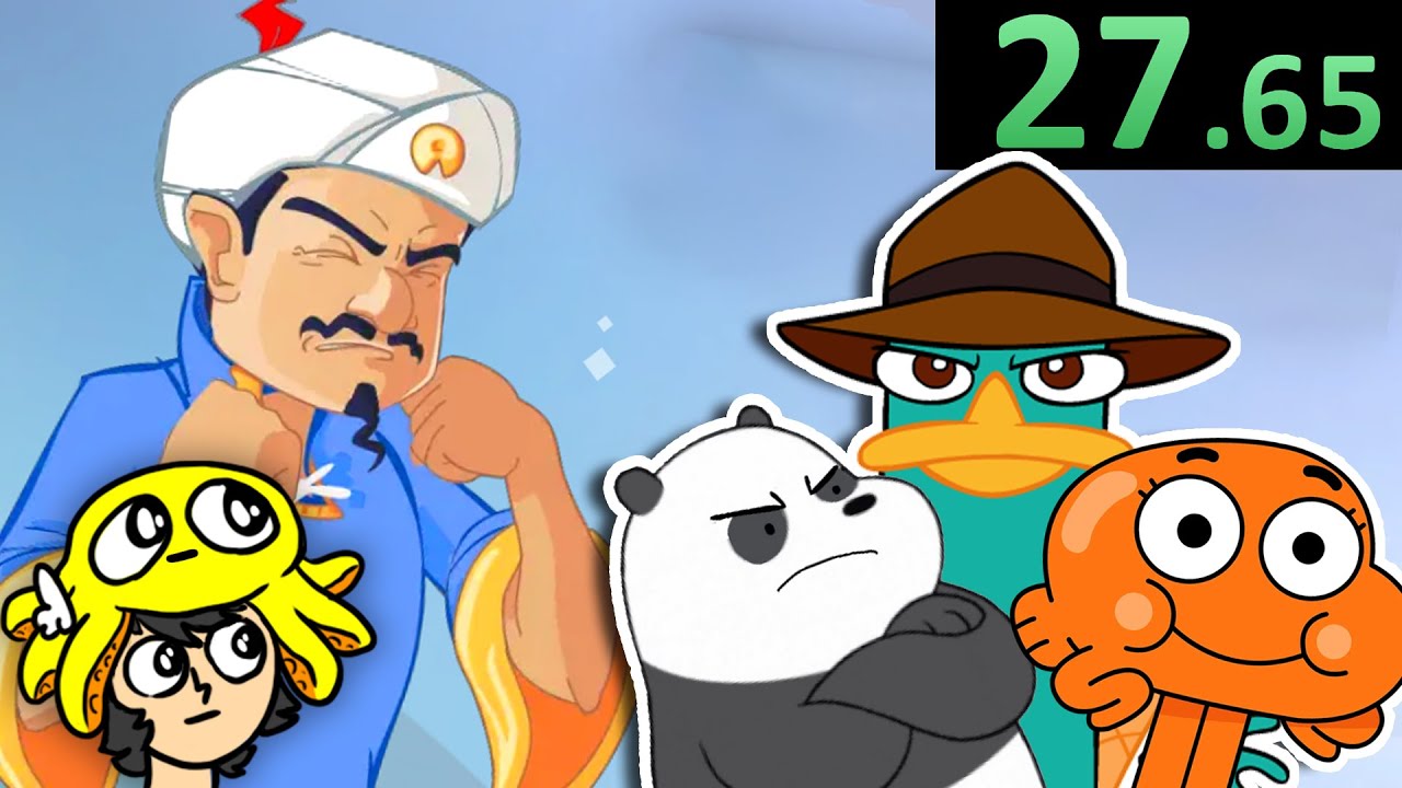 fiz uma speedrun de akinator com desenhos animados