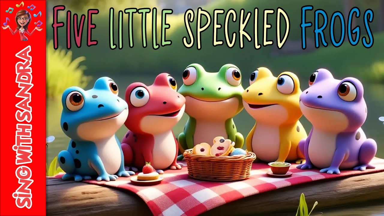 💖 Five Little Speckled Frogs 💖 Children's Songs and Children's Stories at Sing With Sandra