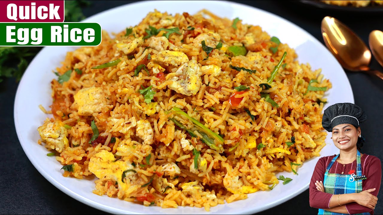 വെറും 10 മിനിറ്റിൽ എഗ്ഗ് റൈസ്👌| Restaurant Style Egg Rice In Malayalam| Mutta Sadham| Fried Rice