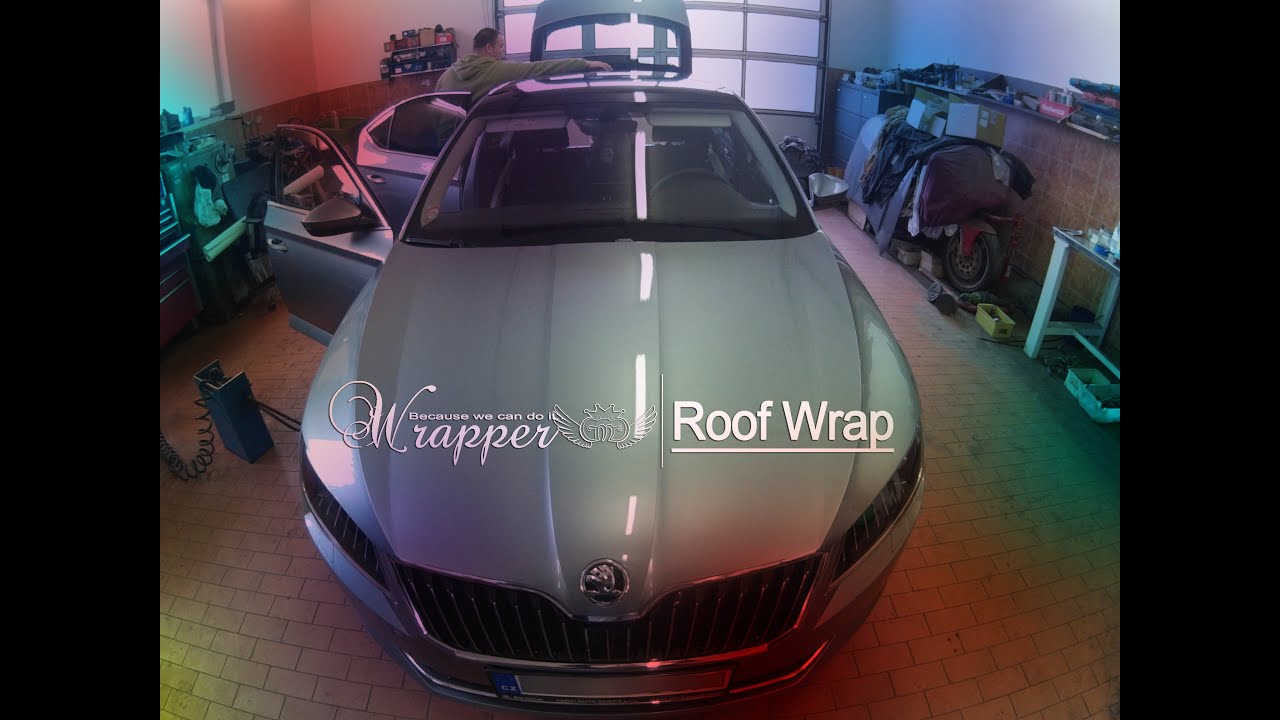 Roof wrap Škoda Superb 3 (How to wrap ROOF)