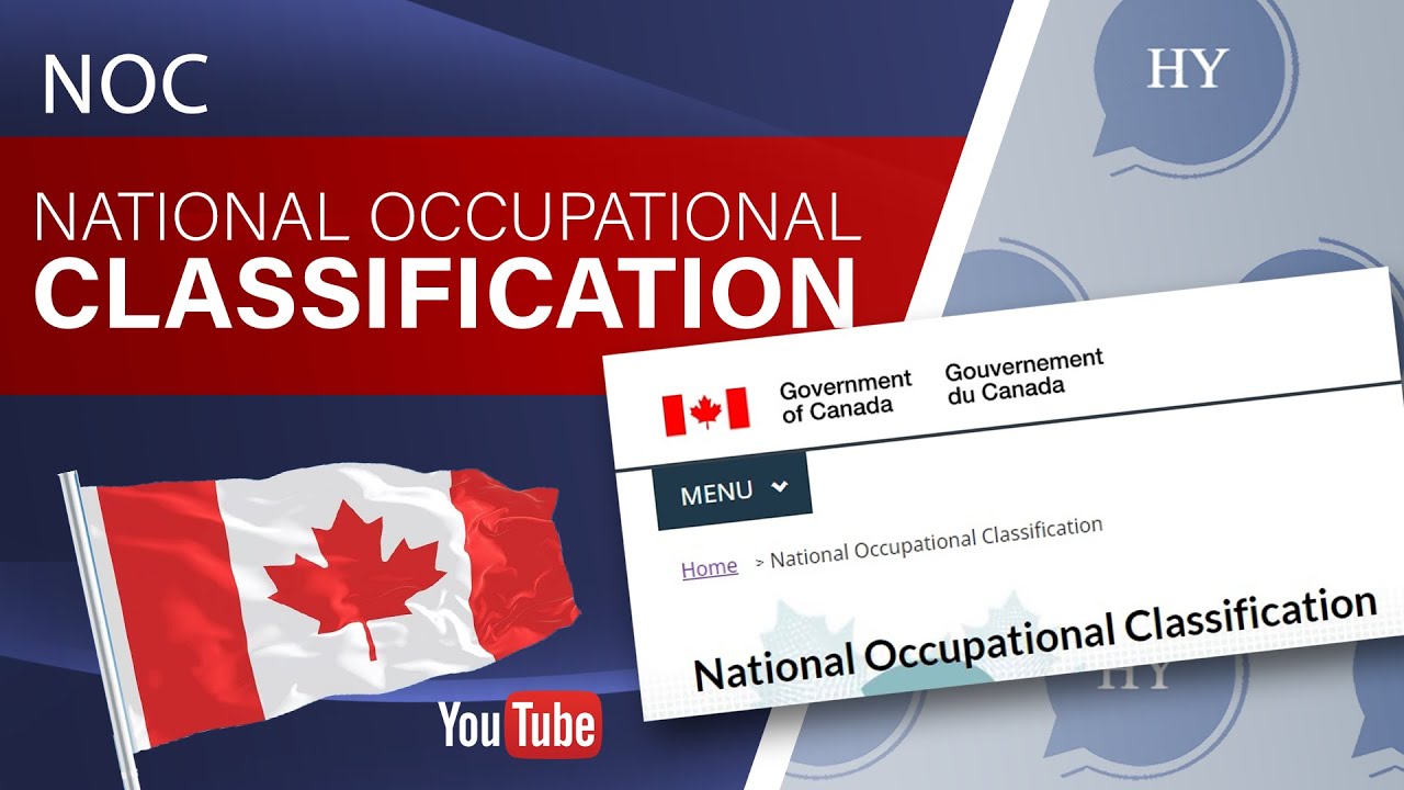 Clasificaci&oacute;n Nacional de Ocupaciones NOC | Profesiones en Canad&aacute; 2021 - 2022