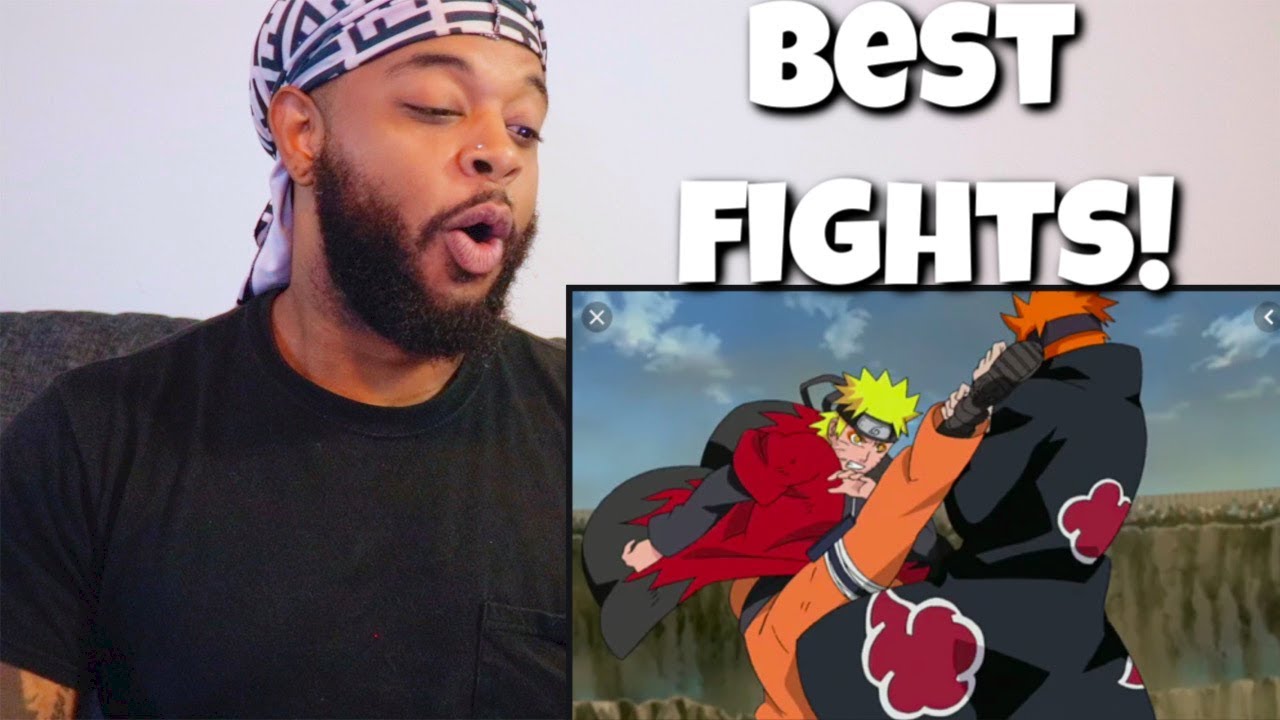 Top 10 Naruto Hand to Hand Combat Anime Fights | Reaction