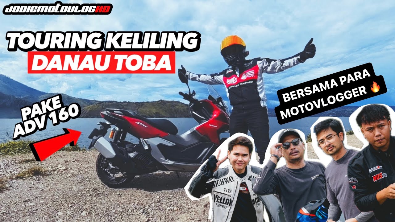 Touring EKSKLUSIF Bersama Motovlogger Indonesia ke Danau TOBA ! SERU Banget 🔥