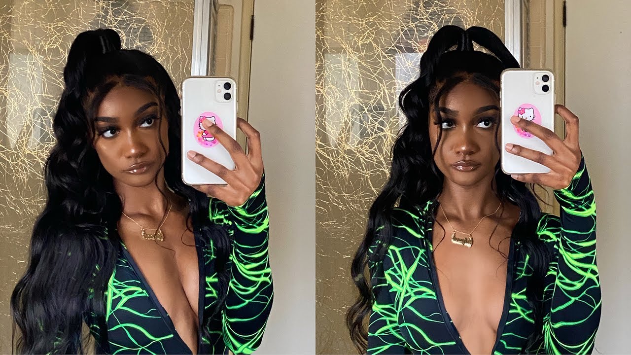 EASY HALF UP HALF DOWN LACE FRONT WIG | ft. AliPearl Hair