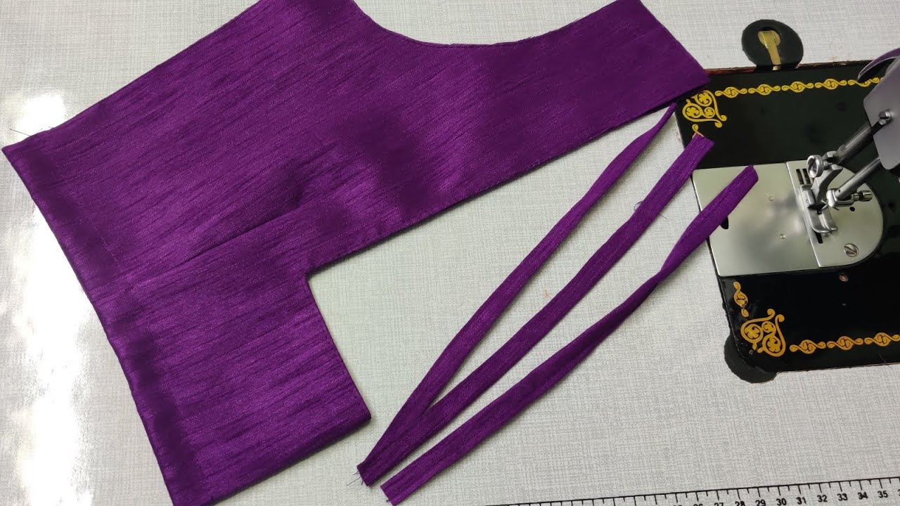 Blouse design । Cutting and stitching । Back Neck।