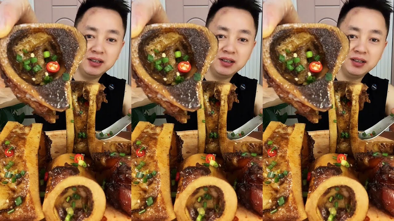 【MUKBANG】SPICY BRAISED PORK BELLY | EATING SHOW | CHINESE FOOD | #food #mukbang #foodie 食べる|吃播 #咀嚼音
