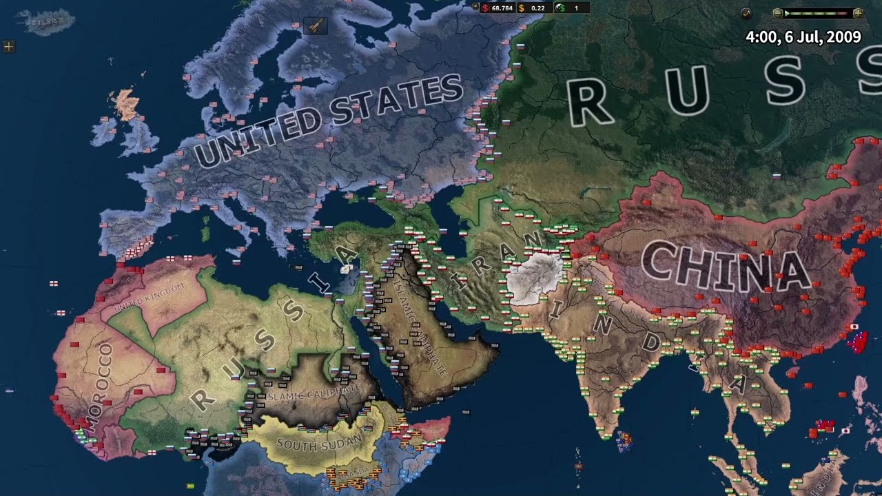 Millenium Dawn Battle Royale - HOI4 Timelapse #39