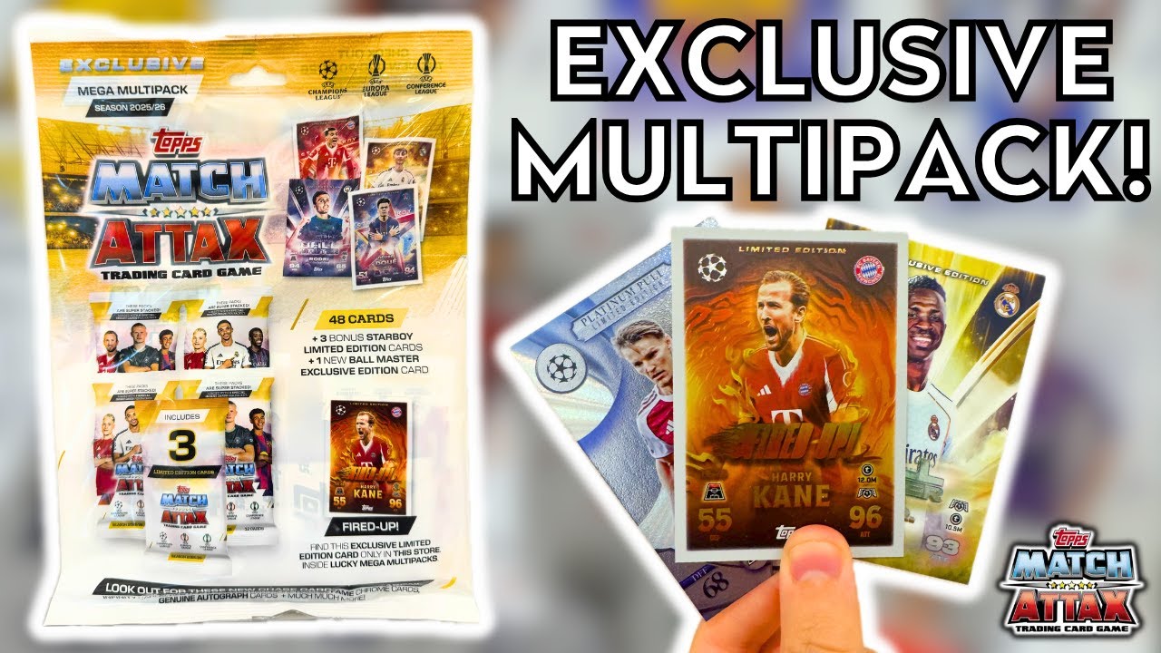 КЕЙН ЗАЖГ! КАРТА ОГРАНИЧЕННОГО ТИРА! | TOPPS MATCH ATTAX 2025/2026 | ОТКРЫТИЕ ЭКСКЛЮЗИВНОГО МУЛЬТ...