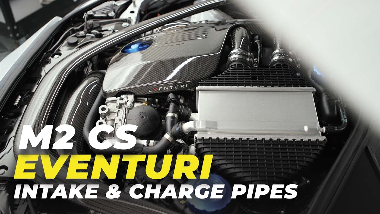 F87 M2 CS: Eventuri Intake & Charge Pipes! (Rage Install)