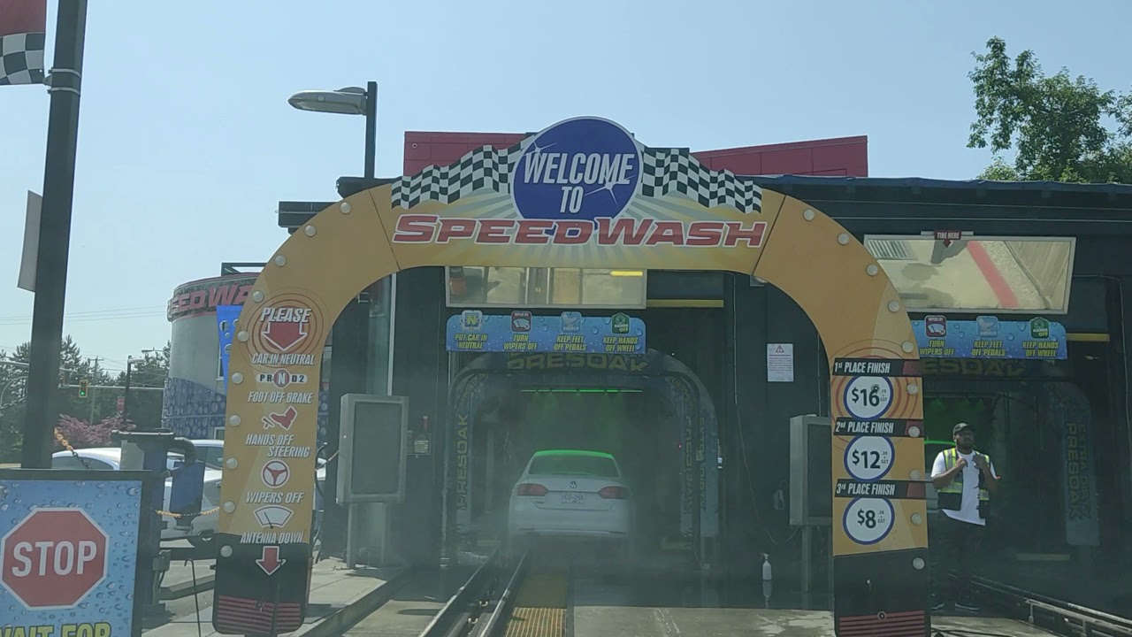 [4K 60fps]  SpeedWash Car Wash, King George Blvd. , Surrey , BC, Canada