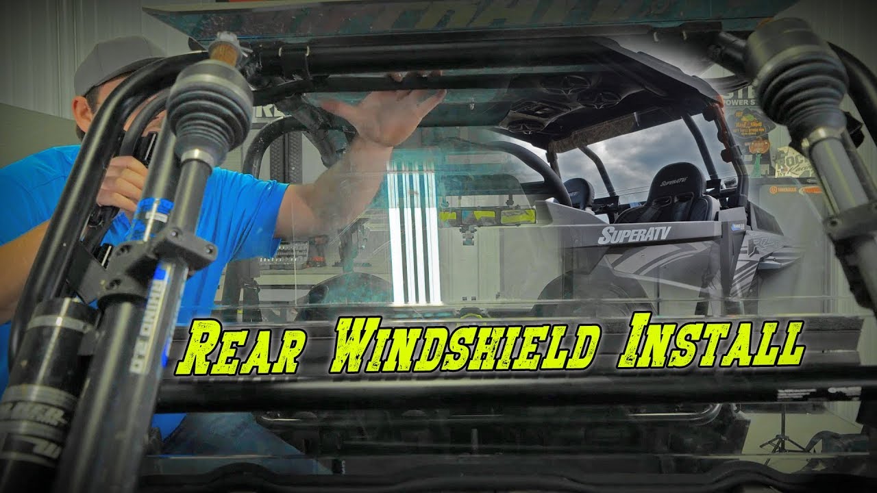 Rear Windshield Install | Polaris RZR XP 1000/RZR XP Turbo | How To | SuperATV