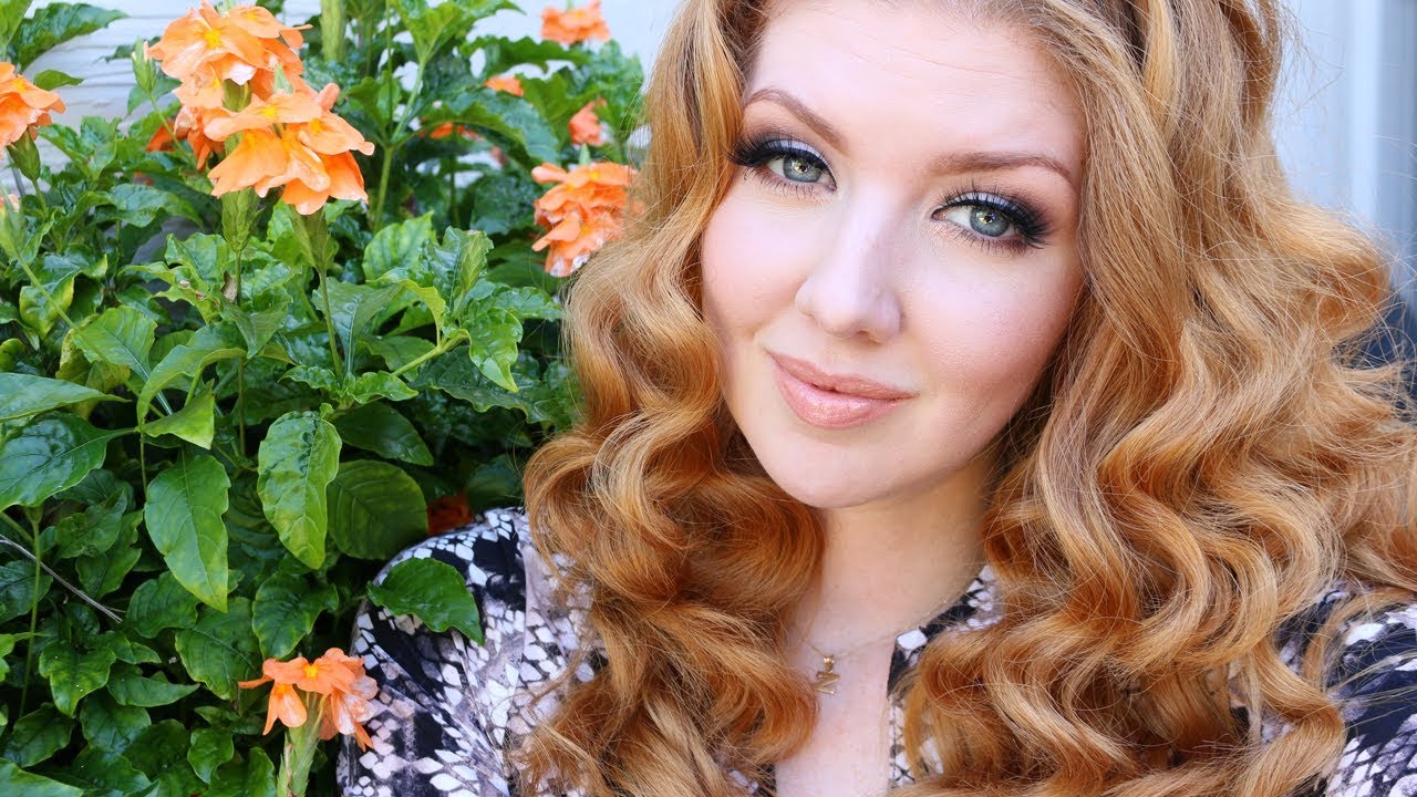 Hair Curling Routine | Hair Tutorial on Hollywood Style Waves