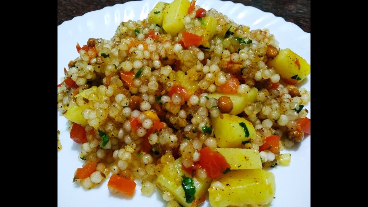 साबूदाना की खिली खिली खिचड़ी बनाने की विधि | Navratri - Non sticking Sabudana Khichdi | sago Khichdi