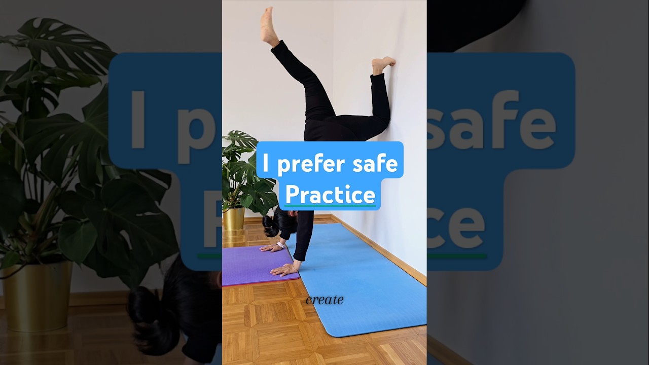 What is safe yoga practice? #howtodo #howtodohandstand #acroyoga #wallstretching #wallyoga