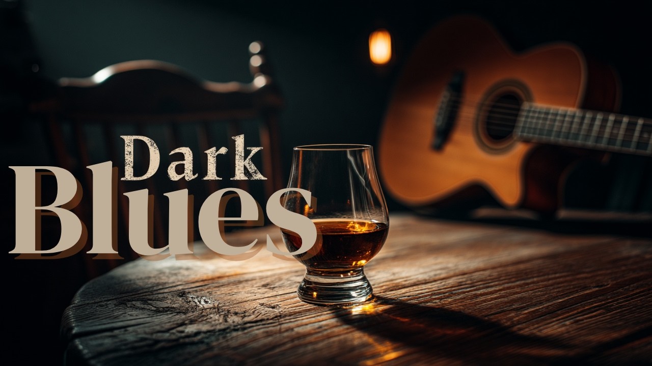Dark Blues Guitar - Midnight Whiskey Instrumentals for Relaxing Nights