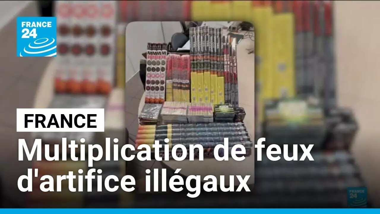 France : multiplication de feux d'artifice ill&eacute;gaux &bull; FRANCE 24