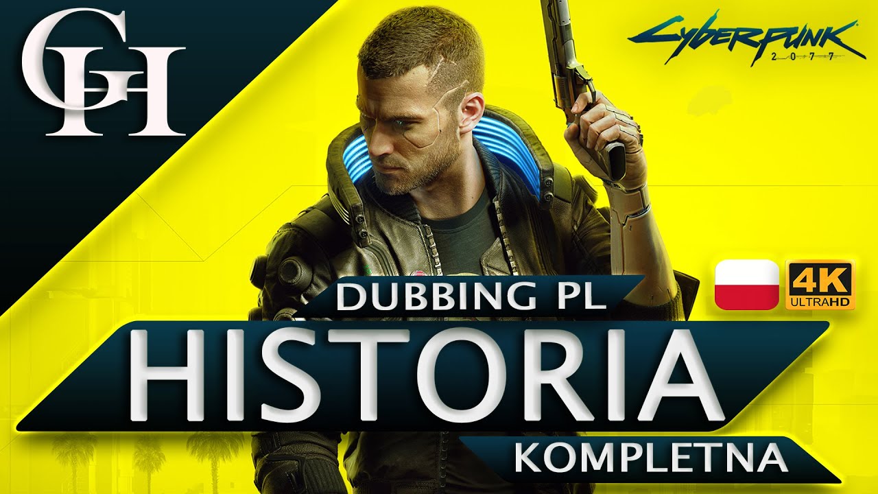 CYBERPUNK 2077 [ GROWY FILM DUBBING PL ] HISTORIA KOMPLETNA [ KINOWY GAMEPLAY/CUTSCENKI ] CAŁY FILM