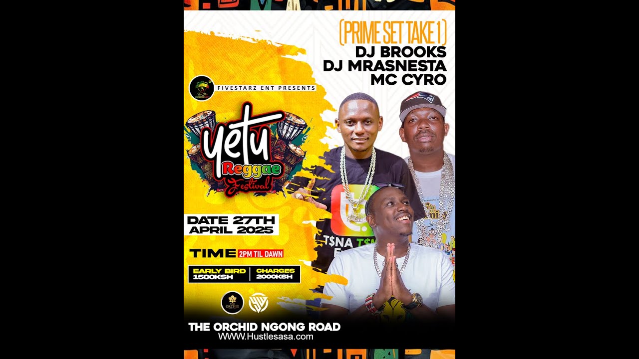 YETU REGGEA FESTIVAL PRIME SET TAKE 1 PART 2 FT DJ MRAS DJ BROOKS HYPED BY MC CYRO