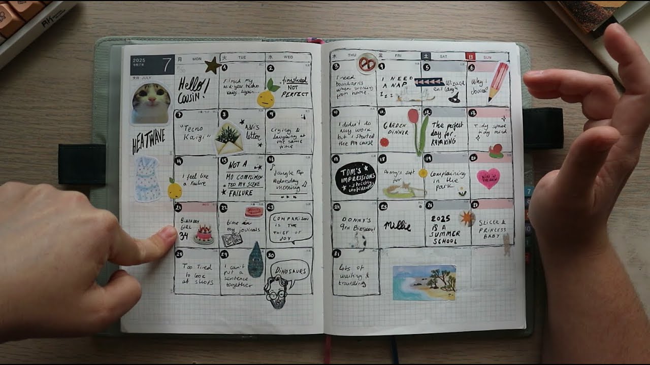 July in My Journals | Flip through | What worked? What didn't?