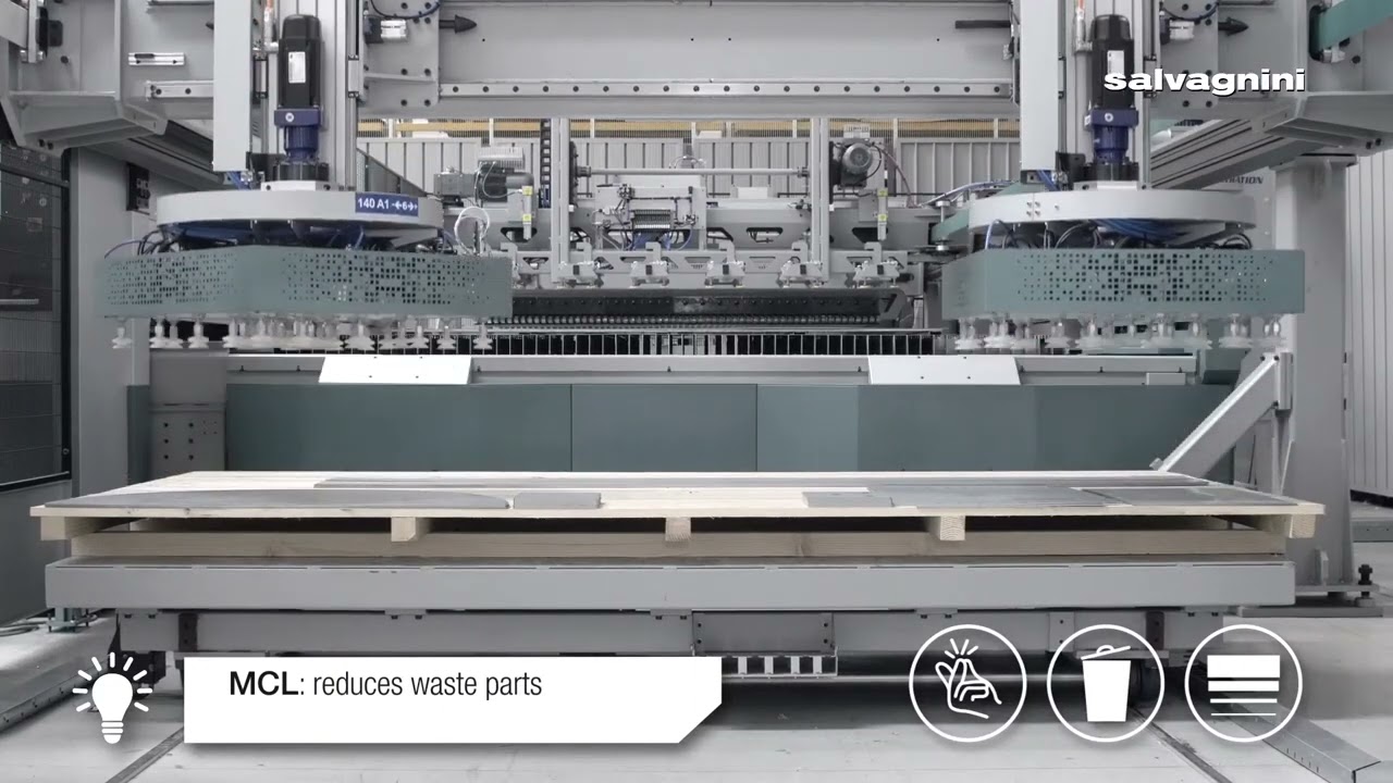 Salvagnini laser automation: ADL/MCL connection for automatic loading/unloading