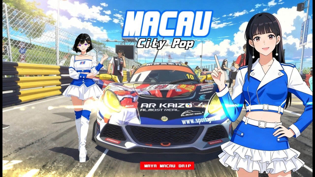 街道MUSIC Vol.5 Macau Racing Nights Citypop Mix懷舊賽道物語lofimusic#chill#travel#relaxing#citypop#シティポップBGM
