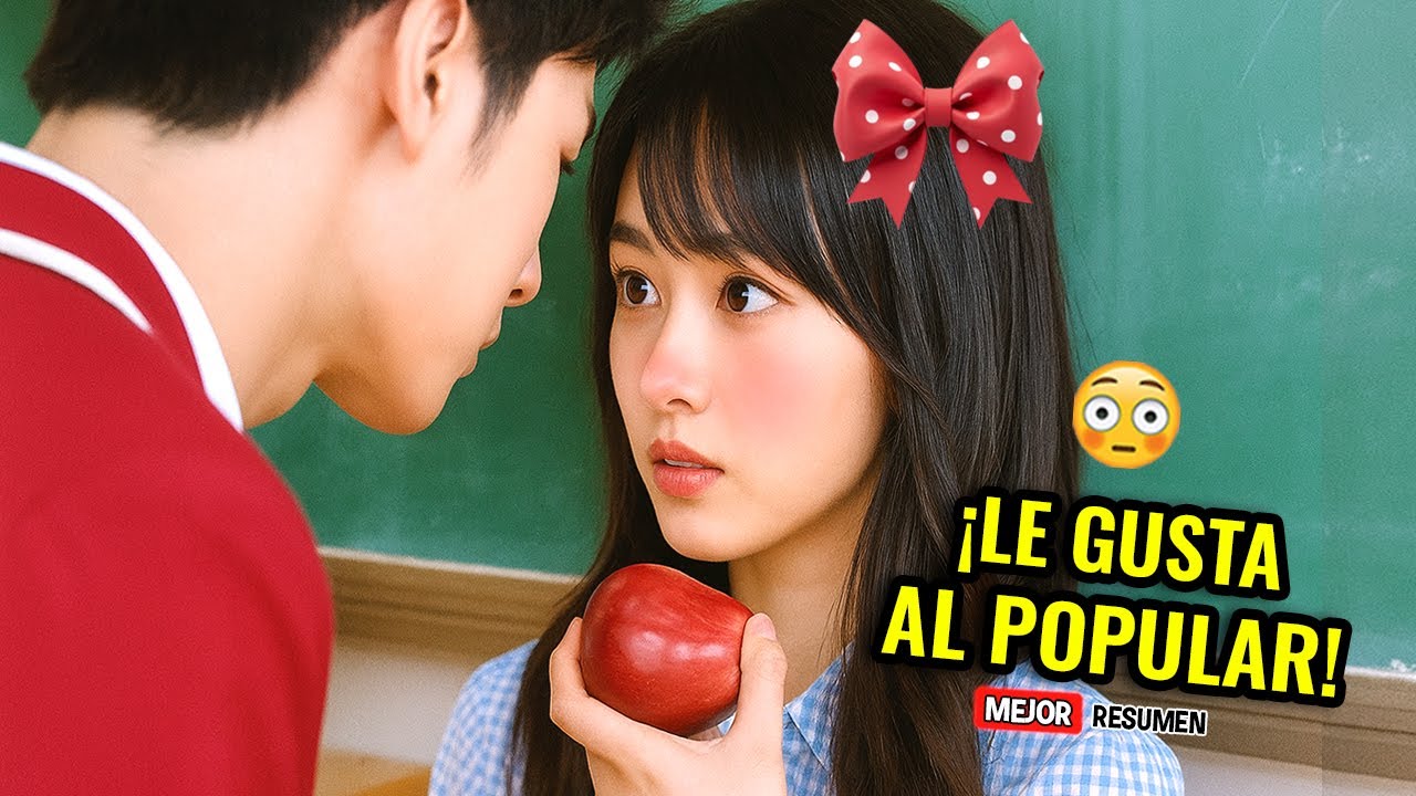 🔥CHICA TIMIDA SE ENAMORA DEL POPULAR DE LA ESCUELA Y EN SECRETO SE AMAN, | Mejor Resumen