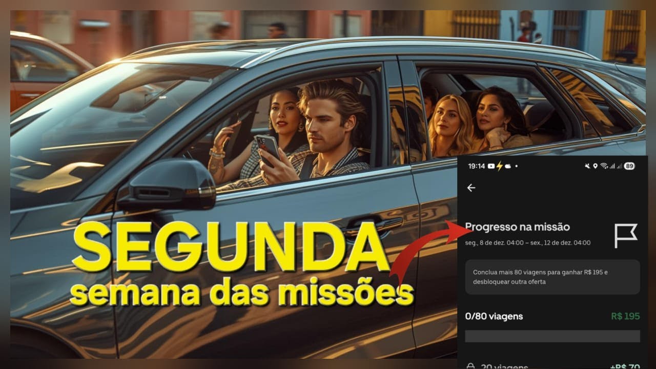 🔴IRL de  UBER SEGUNDA SEMANA DAS MISSÕES REALIDADE NO RIO  AO VIVO