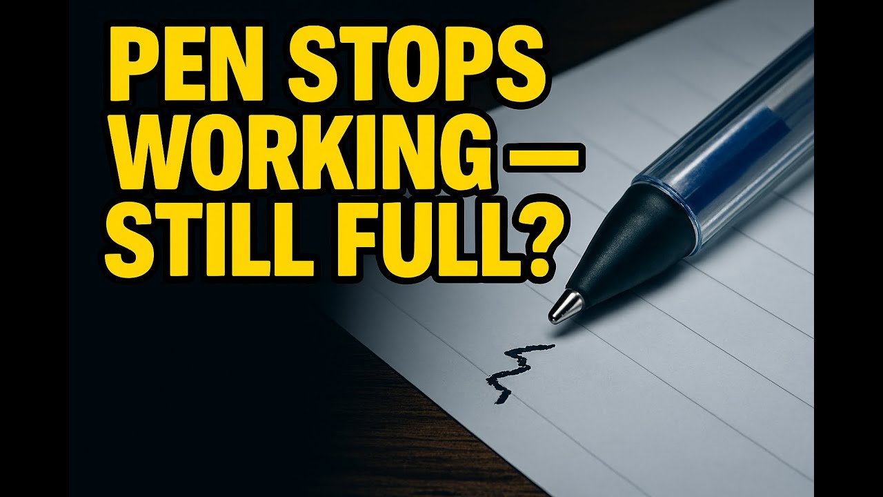 The Hidden Reason Pens Suddenly Die