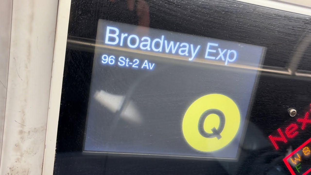 R160 Siemens Q train: Coney Island-Stillwell Avenue to 96th Street-2nd Avenue