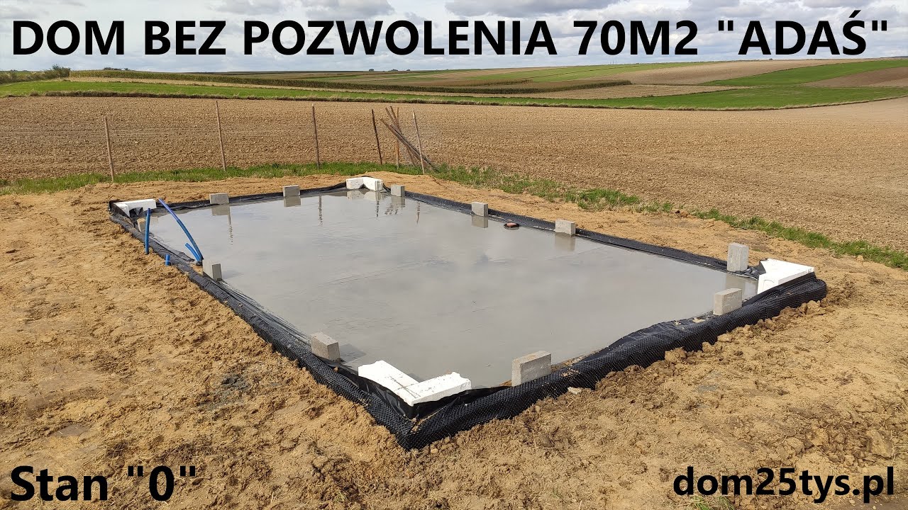 DOM BEZ POZWOLENIA 70M2 