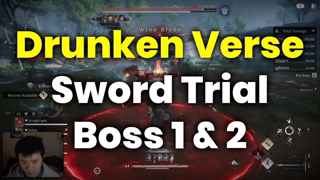 Drunken Verse Sword Trial Boss 1 & 2 | Strategic Sword/Spear - Where Winds Meet