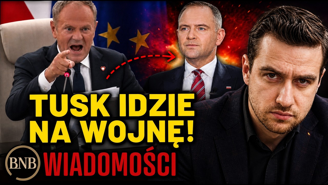 Tusk Idzie NA WOJNĘ z Prezydentem! Puściły Mu NERWY Na Żywo