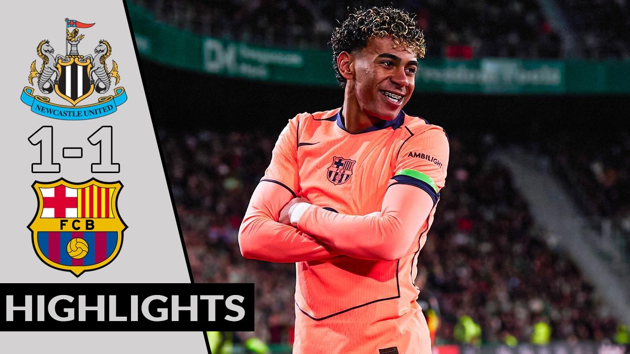 Newcastle vs Barcelona 1-1 Lamine Yamal | Highlights & Goals 2026
