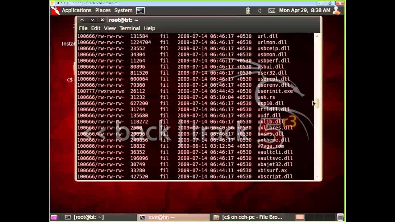 CEH v7 Lab Demonstration