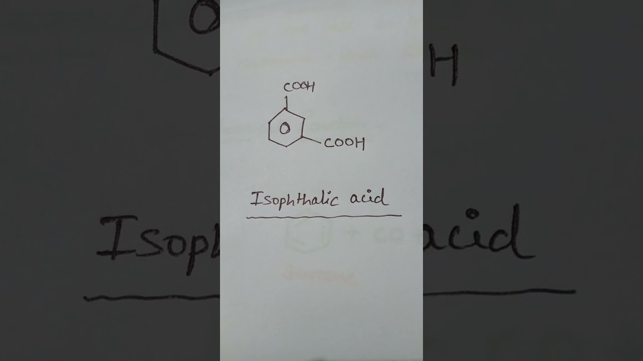 Structure of Isophthalic acid.