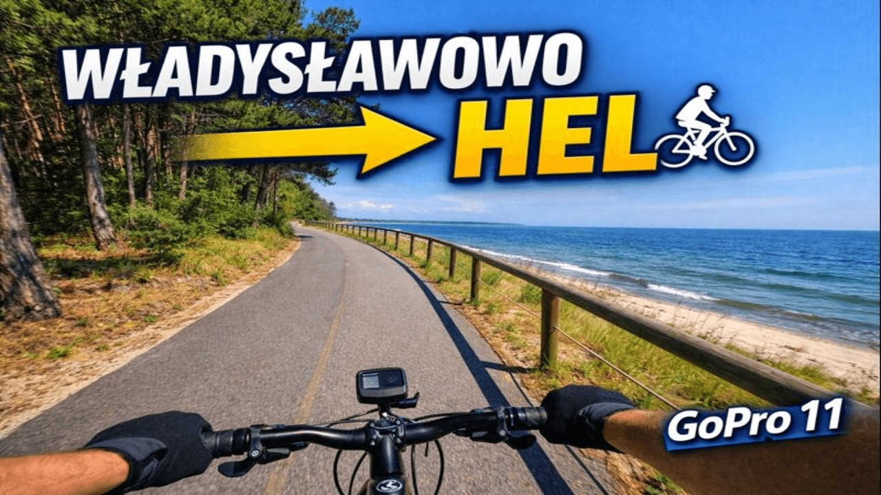 Władysławowo → Hel → Władysławowo 🚴‍♂️ | Trasa rowerowa nad Bałtykiem | GoPro 11