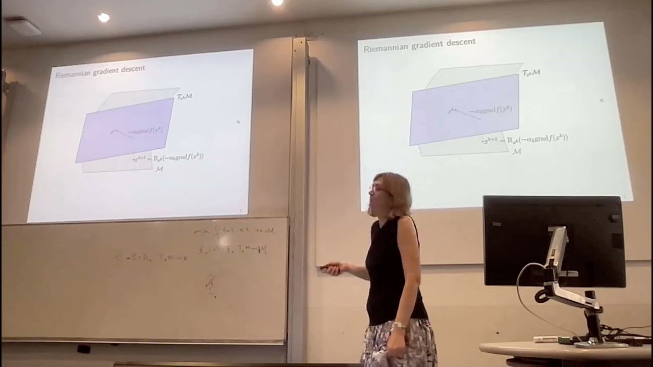 Optimization on manifolds: First-order optimization algorithms(Part III) (Coralia Cartis) LOGML 2025