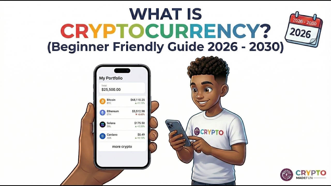 What Is Cryptocurrency? (Beginner Friendly Guide 2026&ndash;2030) | Crypto Explained Simply #bitcoin #xrp