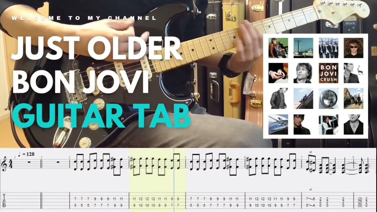 〚TAB〛Just Older - Bon Jovi │guitar cover│tabs│lesson