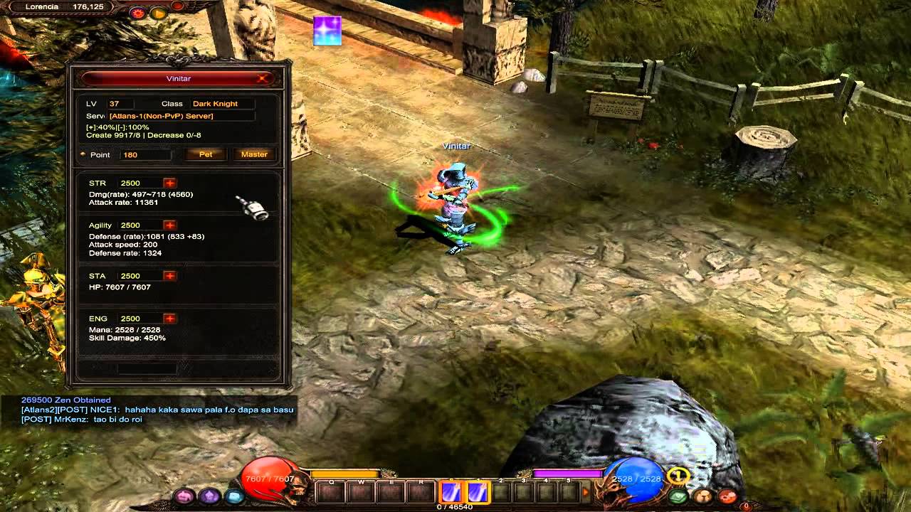 Mu Online: Dark Knight Playthrough Episode 1 - Mu Helper