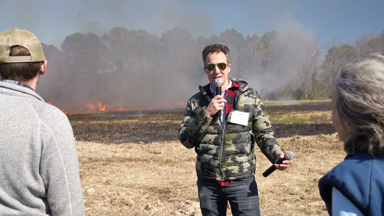 Prescribed Burn Demonstration with Dr. Luke Macaulay and Chase McLean
