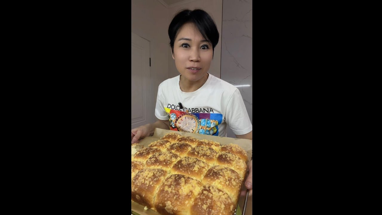 ❤️Сливочные Булочки — Тесто Как Облако! Нежнее Не Бывает 🤍#оченьвкусно #рецепты 