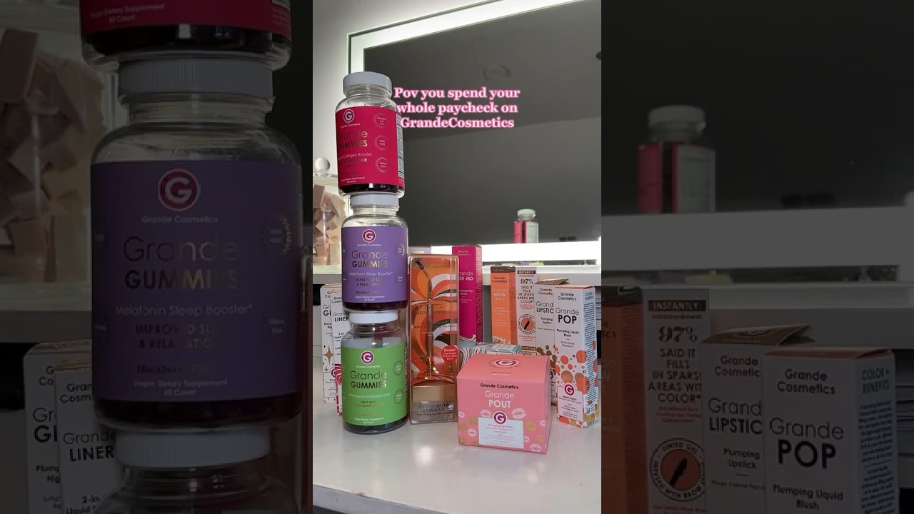 Which Grande products are you buying with your paycheck