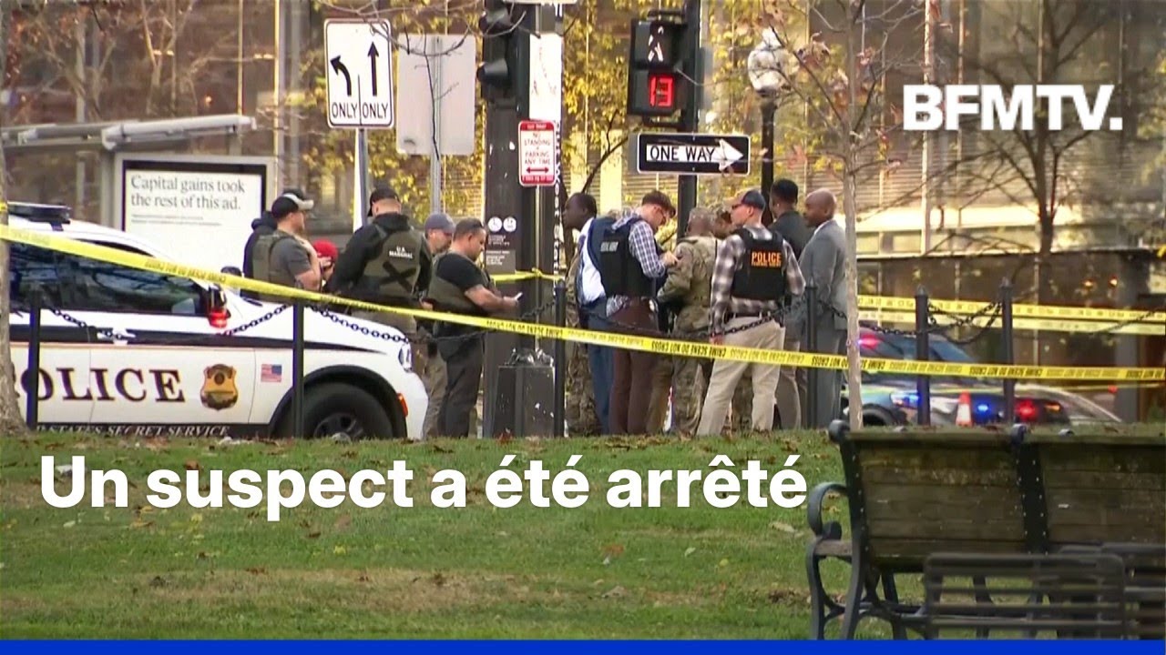 Deux militaires de la Garde nationale touch&eacute;s par des tirs &agrave; Washington pr&egrave;s de la Maison Blanche