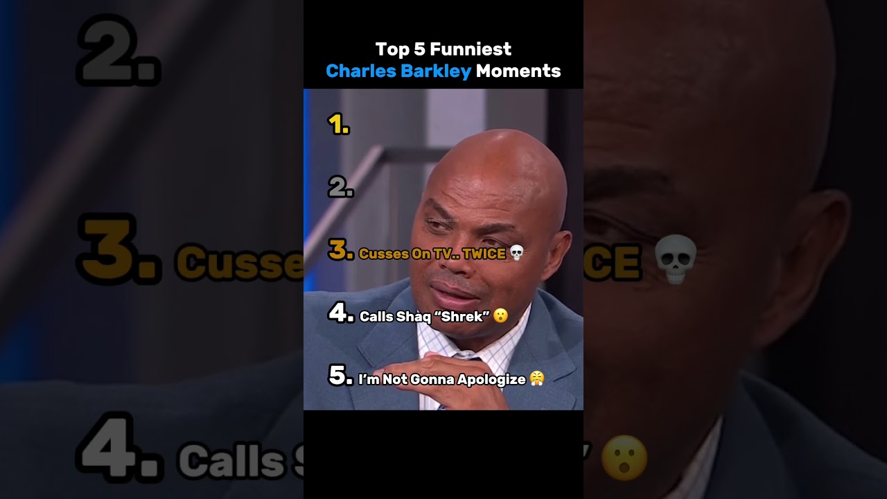 Top 5 Funniest Charles Barkley Moments 😭💀